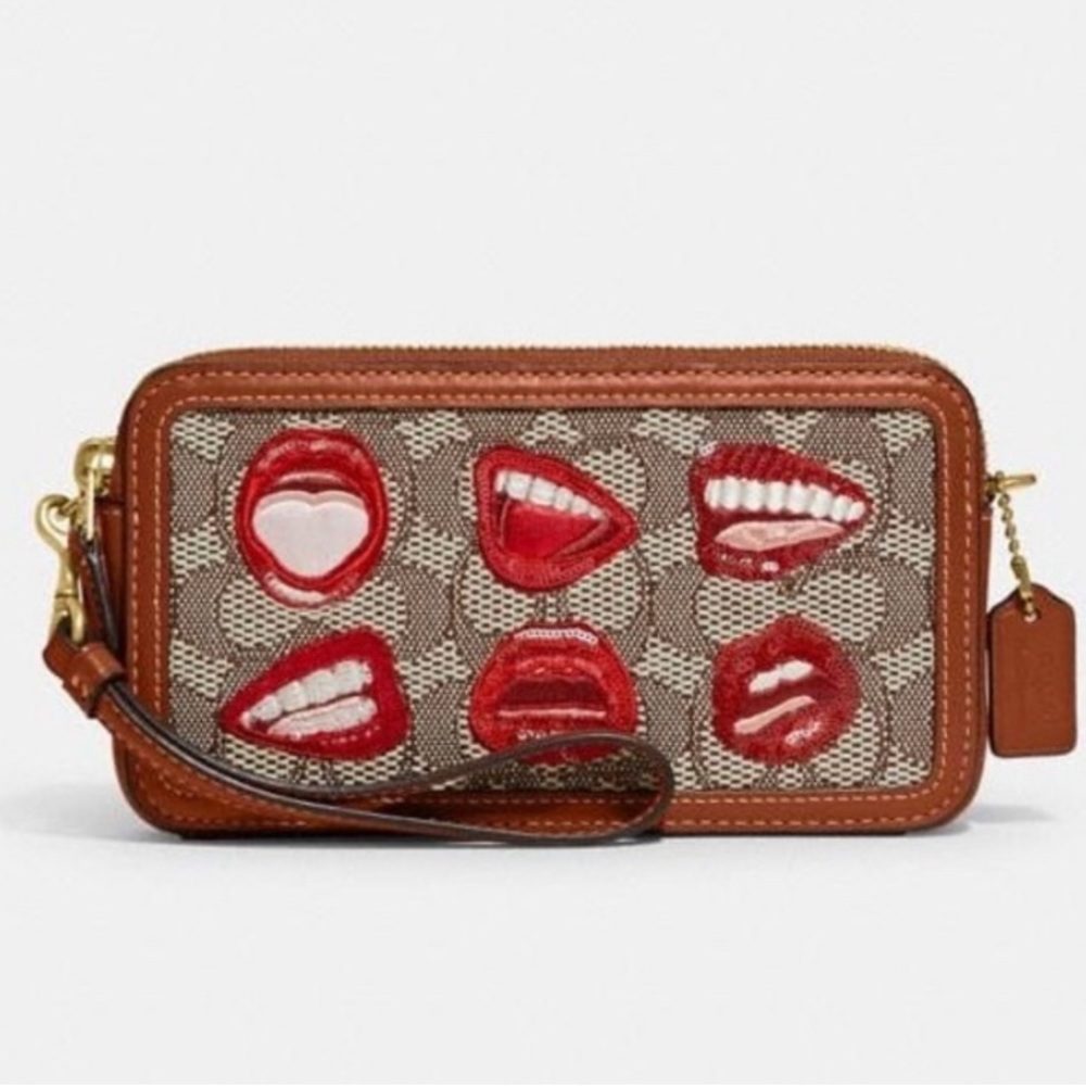 New Coach  X Tom Wesselmann Kira Crossbody In Signature Textile Jacquard